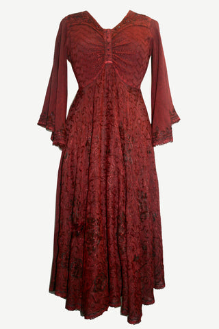 Mahottari Rayon Crepe Butterfly Empire Dress