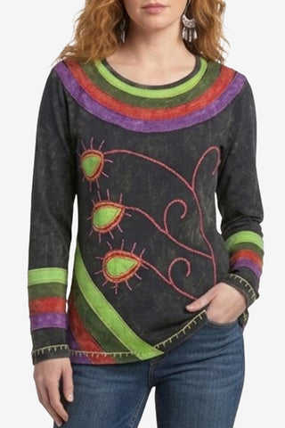 Thamel Rib Cotton Blouse