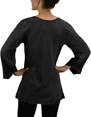 Dhaulagiri Rayon Renaissance Embroidered Blouse