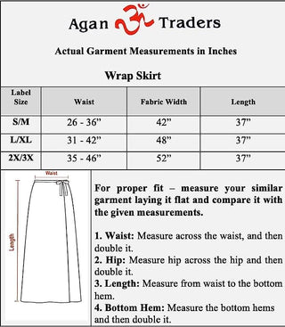 Bajura Patchwork Knit Cotton Maxi Wrap Skirt