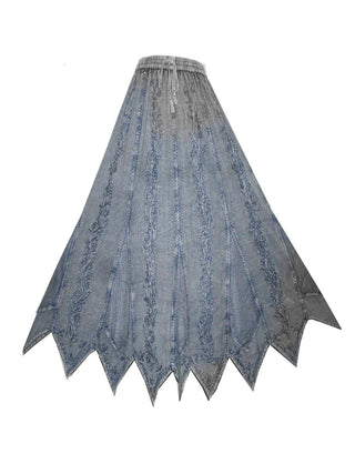 714 Skt Bohemian Gypsy Asymmetrical Hem Rayon Netted Skirt - Agan Traders, Lilac