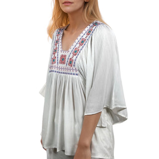 Jaleshwar Medieval Rayon Crepe Tunic Tee