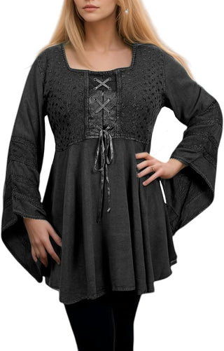 Marsyangdi Rayon Corset Medieval Tunic