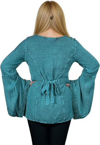 Kirtipur Rayon Embroidered Lace Blouse