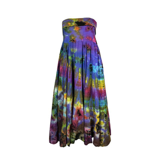 Annapurna Cotton Tie-Dye Lined Skirt