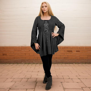 Marsyangdi Rayon Corset Medieval Tunic