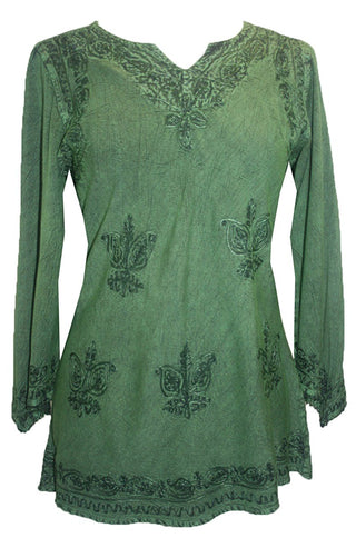 Dhaulagiri Rayon Renaissance Embroidered Blouse