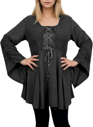 Marsyangdi Rayon Corset Medieval Tunic