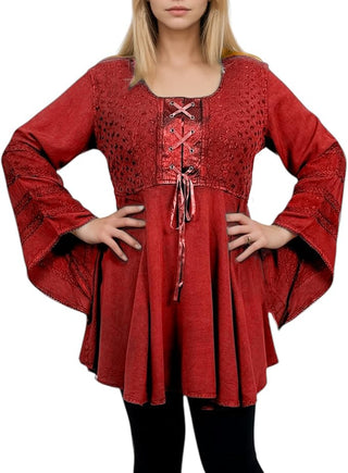Marsyangdi Rayon Corset Medieval Tunic