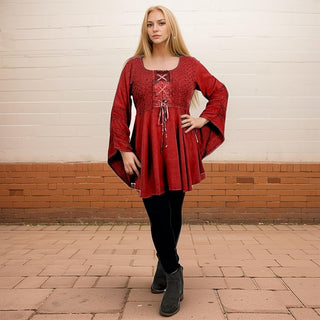 Marsyangdi Rayon Corset Medieval Tunic