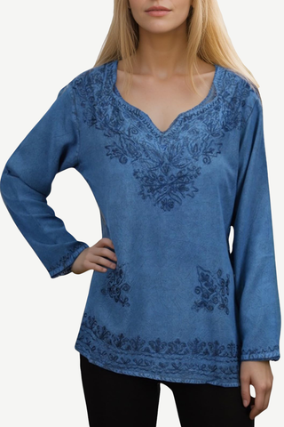 Janakpur Rayon Renaissance Embroidered Blouse
