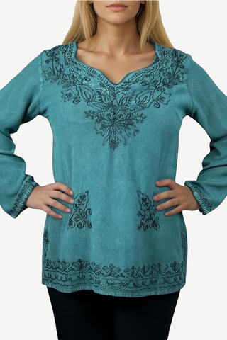 Janakpur Rayon Renaissance Embroidered Blouse