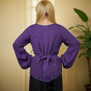Sarangkot Rayon Velvet Gothic Blouse