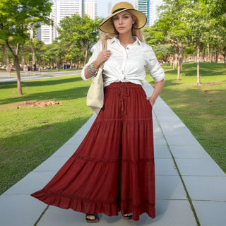 Parbat Rayon Palazzo Pants