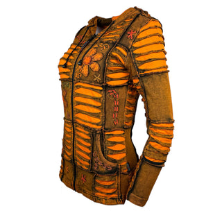 Bhaktapur Razor-Cut Rib Cotton Hoodie