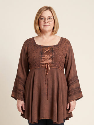Marsyangdi Rayon Corset Medieval Tunic