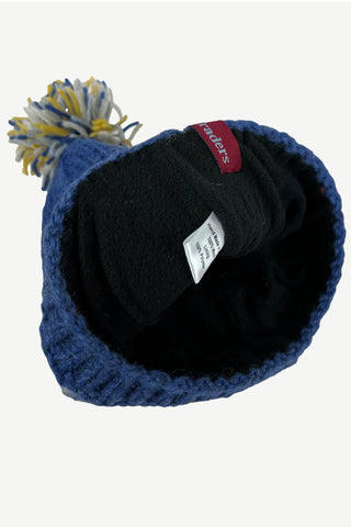 Bidur Two-Tone Crochet Sheep Wool Hat
