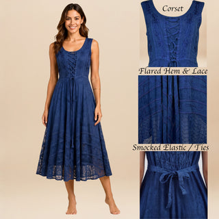 Syangja Rayon Corset Dress