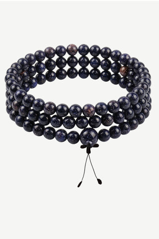 Bedkot Blue Sunstone Meditation Mala