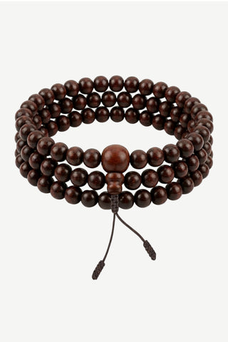 Muktinath Rosewood Rudraksha 108-Bead Mala
