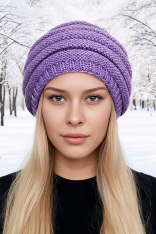 Sikles Cable Knit Lambswool Skull Cap