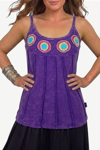 Damak Patchwork Rib Cotton Cami