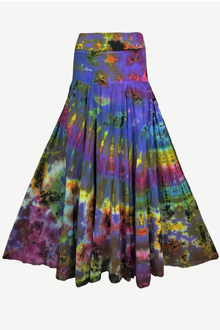 Annapurna Cotton Tie-Dye Lined Skirt