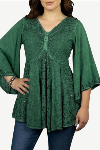 Budhabare Rayon Medieval Embroidered Blouse