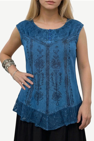 Taplejung Rayon Embroidered Blouse