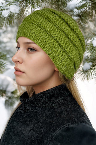 Sikles Cable Knit Lambswool Skull Cap