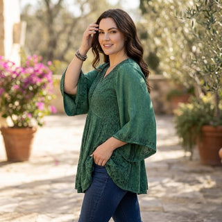 Budhabare Rayon Medieval Embroidered Blouse