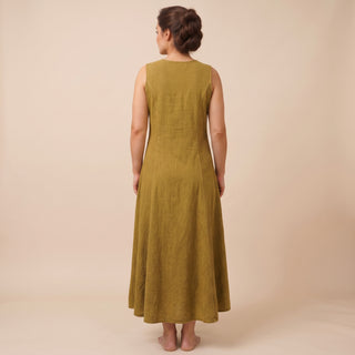 Thame Rayon Boho Button-Down Sundress