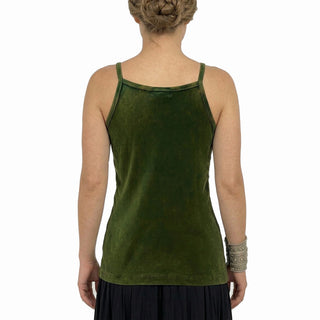 Pulchowk Rib Cotton Patchwork Razor-Cut Tank