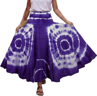 Annapurna Cotton Tie-Dye Lined Skirt