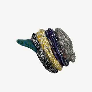 Ghyaru Lambswool Slouchy Rib Knit Beanie & Mittens