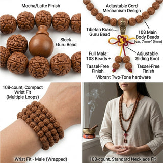 Thankot Aged Rudraksha Power Mala