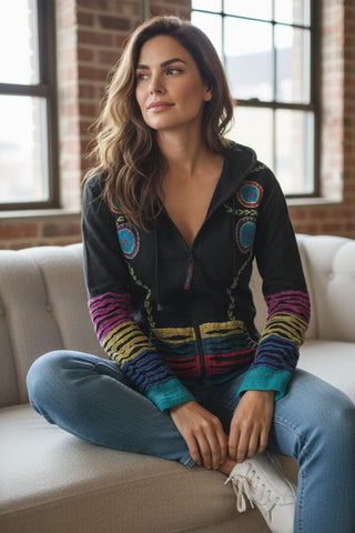 Dolakha Rib Cotton Hoodie