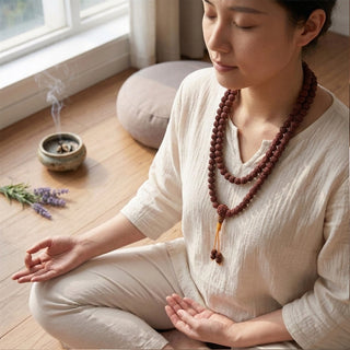 Lwang Phoenix Eye Bodhi Seed Mala