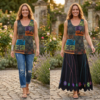 Bhimphedi Knit Cotton Embroidered Blouse