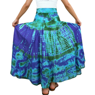Annapurna Cotton Tie-Dye Lined Skirt