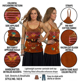 Bheri Cotton Razor-Cut Cami