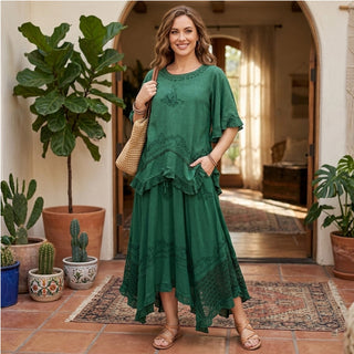 Chitwan Rayon Medieval Embroidered Blouse