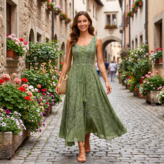 Rapti Rayon Embroidered Dress