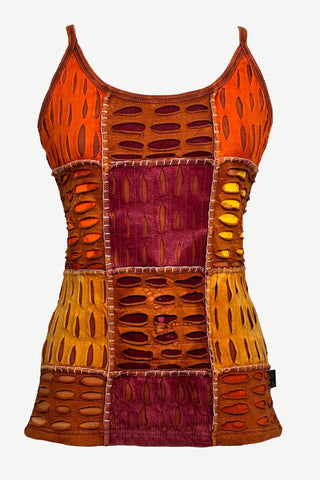 Phulchoki Cotton-Rayon Patchwork Cami