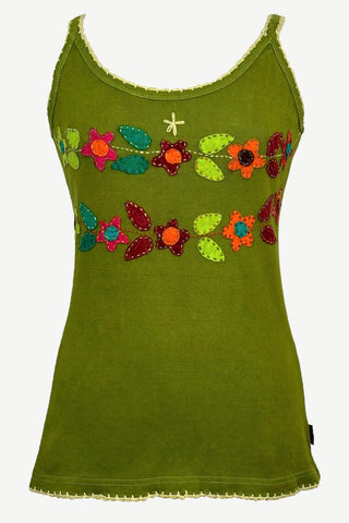 Okhaldhunga Cotton-Rayon Patchwork Cami