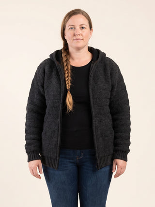 Banke Fleece-Lined Lambswool Sherpa Jacket