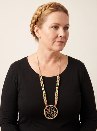 Panchthar Stranded Spider Web Hemp Necklace