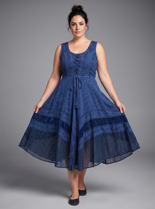 Syangja Rayon Corset Dress
