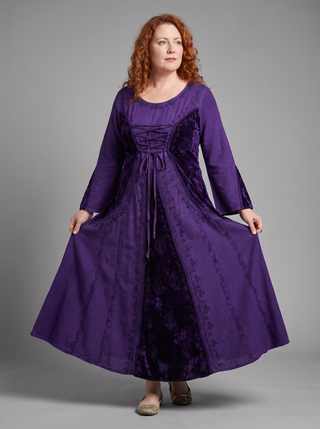 Harisiddhi Rayon Scoop-Neck Corset Gown