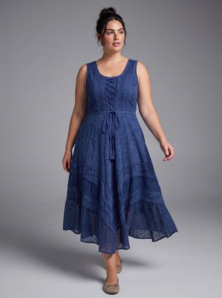 Syangja Rayon Corset Dress